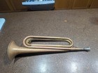 Vintage Wwi U s  Regulation Bugle  M1892 With Rexcraft Mouth Piece   Militaria