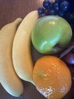 Fake Faux Fruit Lot Of 12 Vintage Realistic Artificial Pear Apple Grape Banana