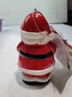 Mr Christmas 5  Santa Blow Mold Lighted Ornament Battery Operated New W tag