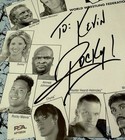 Wwe Rocky Maivia Signed Promo Photo Mat Autographed With Psa Coa The Rock Rare