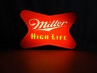 Vintage Design Miller High Life Led Light Box      the Champagne Of Beers  Usb-pow