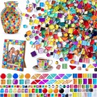 Mosaic Tiles For Crafts - 4 4 Lb Assorted Crystal Glass Pieces  Diy Art Projects