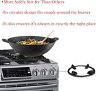 Wok Ring  Replacement Parts Cast Iron Support Ring For Gas Stove Black 