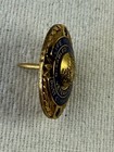 Disabled American Veteran Life Member Past Commander 10k Gold Plate Service Pin