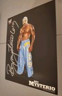 Rey Mysterio Rare Signed 2008 Wwe Promo Official Autographed