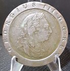 1797 Great Britain Cartwheel Twopence George Iii Soho Mint Copper Coin Km-619