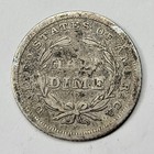 1837 P Seated Liberty Half Dime 5c H10c No Stars Early Type Circulated  w367