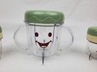 Lot Of 7  Baby Bullet Food Processor Replacement Parts Storage Dial Cups W  Lids