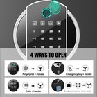 Biometric Fingerprint Gun Safe  4-5 Gun Rifle Safes For Home Rifle And Pistols