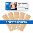 Silicone Scar Sheet Fabric Back 3 Box 15 Pcs Post Surgery Scar New Exp 06 2026