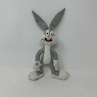 Warner Bros Looney Tunes Bugs Bunny Plush Stuffed Animal Gray Rabbit 9  No Tag