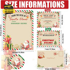 8 Sets Letter From Santa Kit Christmas Official Letters   Certificate From Santa