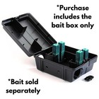 Outpost Rat Bait Station   Single Targets Small Mice Up Large  Black