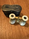Lemaire Paris Antique Opera Glasses W  Case Mother Of Pearl   Napoleonic Bee