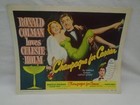 1950 Champagne For Caesar Ronald Coleman Holm Lobby Card Set Of 8 Free Ship Hg