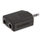 2 Pack 3 5mm Plug To 2x 6 35mm Jack Adapter Stereo Audio Converter Y-splitter