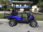 Blue 2009 Yamaha Drive G29 48v 4 Seat Passenger Golf Cart 12   rims Lifted Lithium