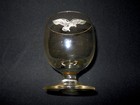 Ww2 German Luftwaffe Schnapsglas - Footed Schnapps Glass - Small - Nice 