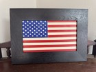Rare Motawi Tileworks Employee Exclusive American Flag Custom Iris Hunter Frame