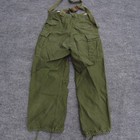 Army Field Trousers Shell M-1951  m-51  W  Suspenders Korean War Cargo Med-reg
