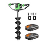 Workprox 40v Auger Post Hole Digger  8  Electric Auger 2-speeds Reverse Function