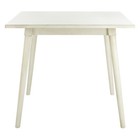 Safavieh Simone Square Dining Table   Antique White  
