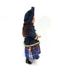 Dollhouse Victorian Girl In Blue With Hand Muff Porcelain 1 12 Scale Miniature