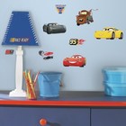 Disney Pixar Cars 3 Movie Wall Decals Lightening Mcqueen Mater Racing Room Decor