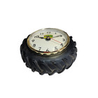 Vintage John Deere Quality Farm Equipment 3 5  Tractor Tire Quartz Clock Unique