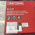 Craftsman Tire Inflator  All In One Wall Mount Air Compressor Oil-free  120volts