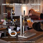 Double Tap Kegerator Beer Tower Stainless Steel Regulator D-system