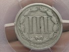 1880 Three 3 Cent Nickel 3cn- Fine Details- Pcgs Certified