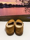 Lands  End Men s Leather Shearling Fur Clog Slippers Us Size 9 