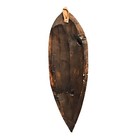 African Wood Carved Tribal Face Mask Wall Hanging Decor Handcrafted Ghana Africa