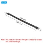 2pack Leather Purse Handle Strap 10  Purse Strap Diy Replacement Black
