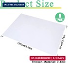6 Pack Drop Cloth Plastic Sheeting  9 X 12 Ft Heavy Duty Painters Tarp  Waterpro