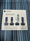 Motorola Voice Cordless Phone System W  4 Digital Handsets   Answering Machine