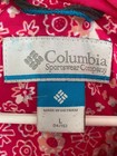 Girls Floral Pink And White Columbia Coat Size Large