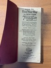 1936 How To Find Your Way In New York Travelgide Nyc Subway Street Map Guide