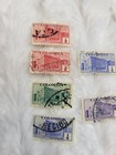 1940 Colombia Postal Tax Stamp Collection Of 6   Used