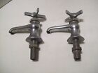Vtg Chicago Faucet Chi-fau-co Bathroom Sink Hot Cold Spigot Taps Spout W handles