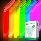48 Pack 6 Inch Ultra Bright Large Glow Sticks 10 Hr  Long Lasting Light Sticks