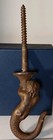 Antique Cast Iron Mermaid Ceiling Hook 7 1 4  