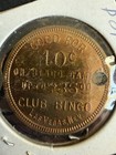 Vintage Club Bingo Las Vegas Nv 10c Gaming Token Pre Sahara Casino Trade Coin