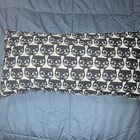 Cat Pattern Rectangular Decorative Pillow Black And White
