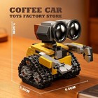 Space Mini Robot Moc Building Bricks 217pcs Tracked Sci-fi Robot Toy Gift