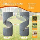 31 9  Outdoor Water Fountain With Led Light  Large Spiral Curved Fountains