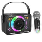 Karaoke Machine  Wireless Karaoke Microphone With Disco Lights  Portable 