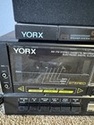Vtg York Model M2489 Am fm Stereo Cassette Recorder Digital Clock Alarm Read