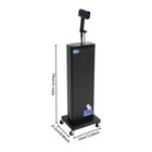 Professional Salon Hair Steamer Rolling Stand Base Nano Mist Hair Steamer